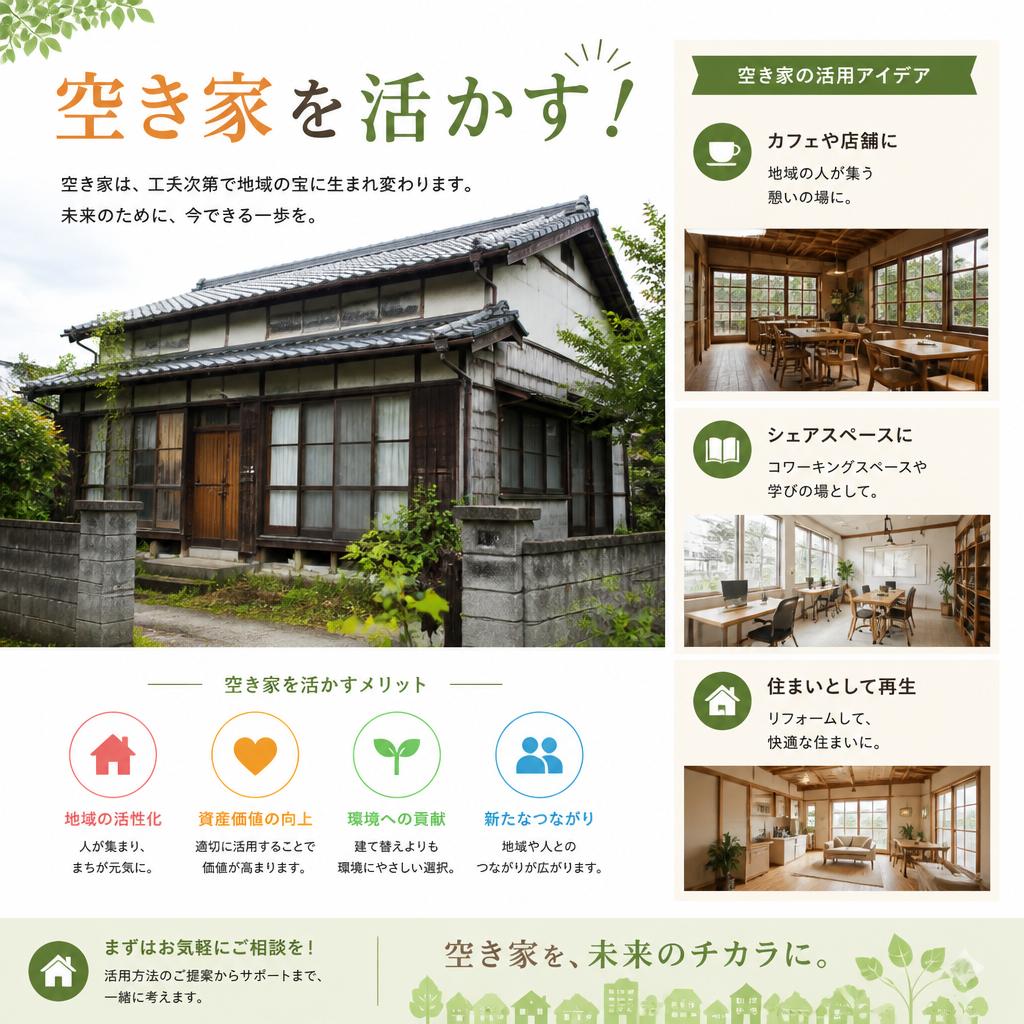 空き家を活かす！