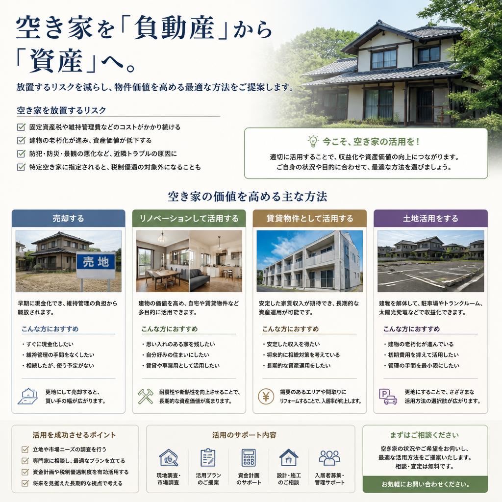 空き家の物件価値を最大限に引き出す方法