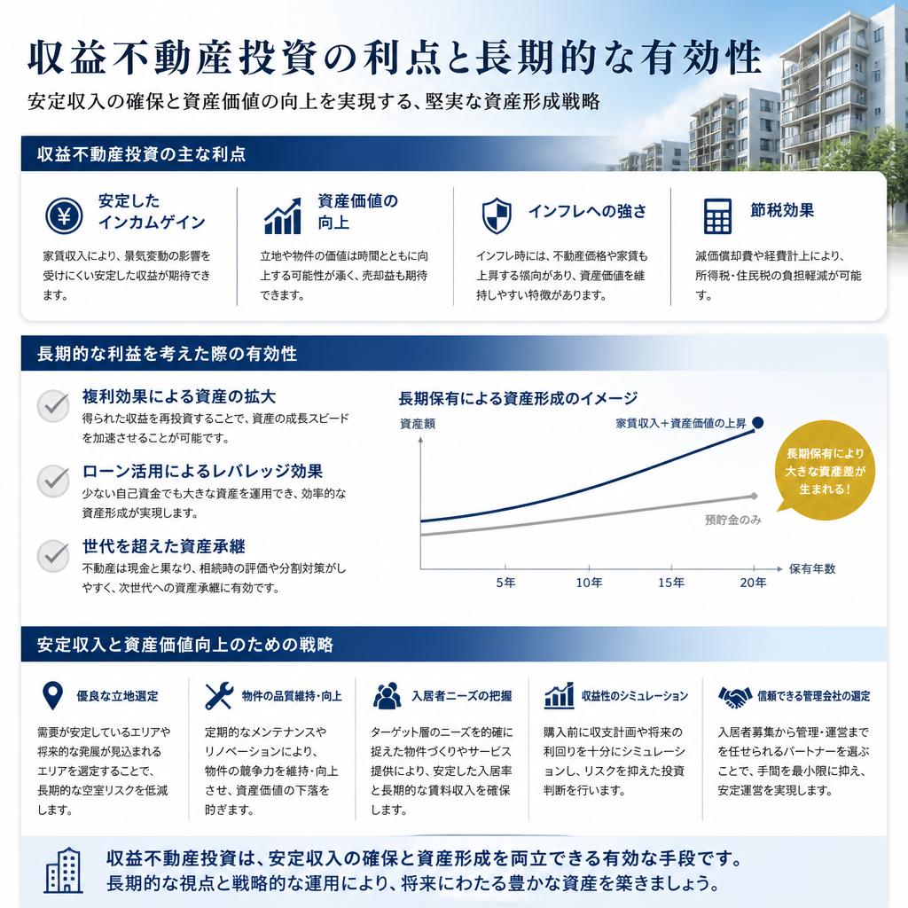 3. 収益不動産の魅力とメリット