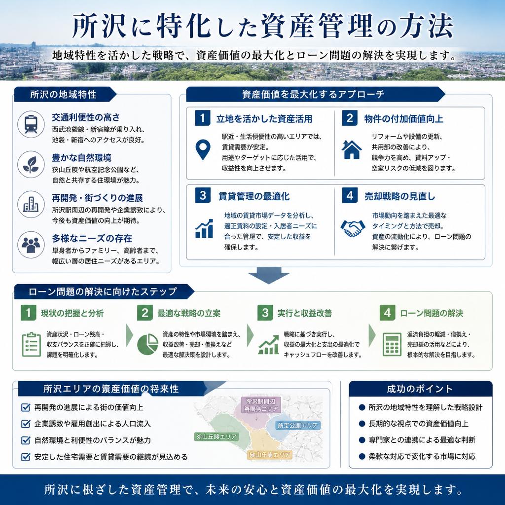 所沢での資産管理術