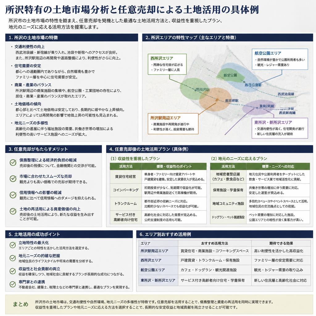 所沢の土地活用—可能性を広げる選択肢