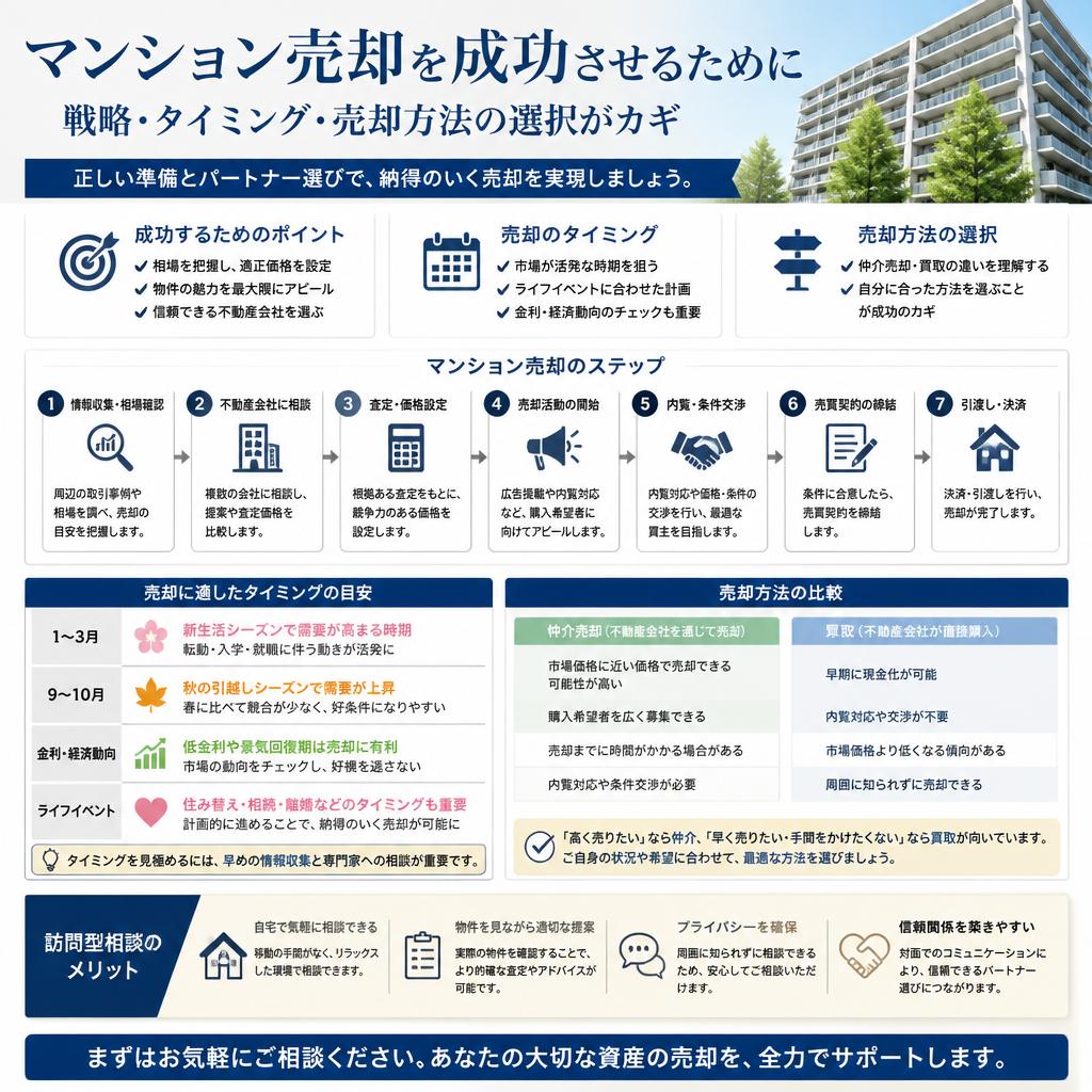 成功するマンション売却の秘訣