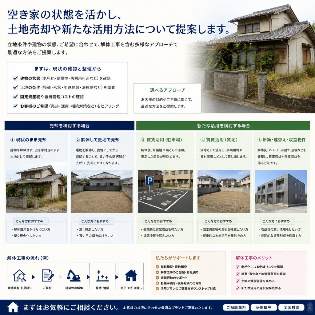 3. 空き家活用の新しい選択肢