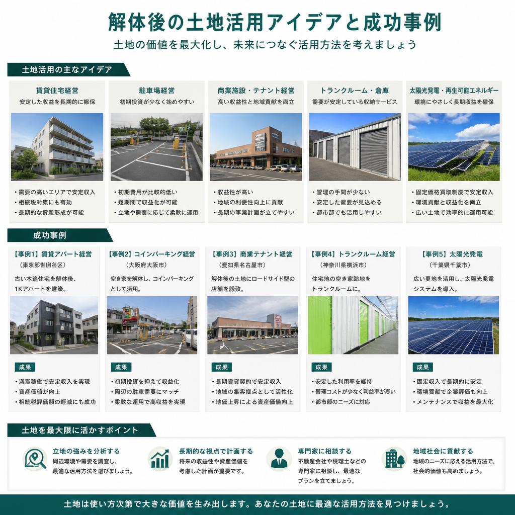 最適な土地活用のアイデア