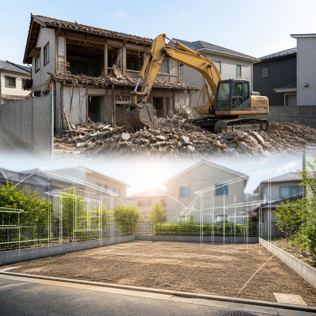解体工事が必要な場合の選択肢