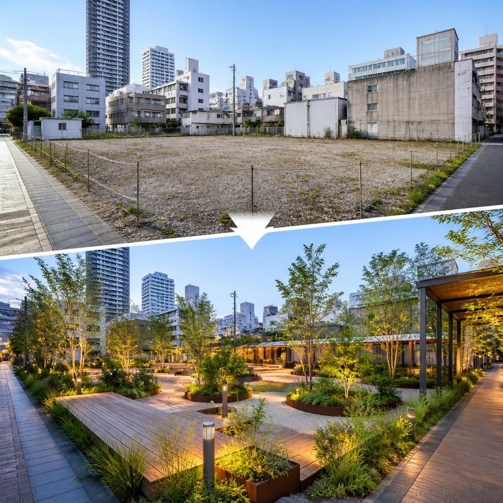 立川の空地を魅力的な資産に変えよう！